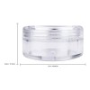 Brand: Beauticom Contenedor Envase Vacio Balsamo 50 Piezas 5gr Transparente