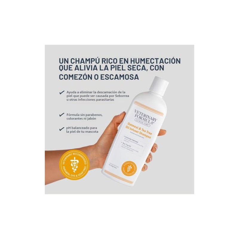 Veterinary Formula Clinical Care - Champú para perros con avena