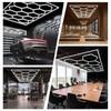 FERUERW Hexagon Garage Lights 3 Level Dimmable, High Brightness 168W