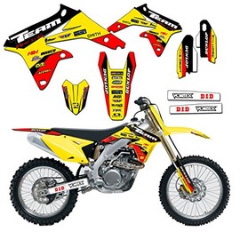 Team Racing Graphics kit Compatible with Suzuki 1999-2000 RM 250, EVOLV