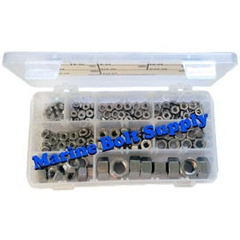 Type 316 Stainless Steel Hex Nut Assortment Kit Marine Bolt Supply 6-118141