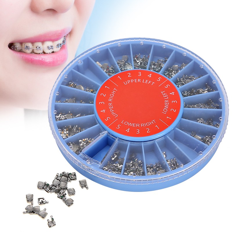 400pcs Dental Orthodontic Metal Brackets ROTH345 Hook Dental Orthodontic Supplies