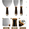 ROLLINGDOG 5 PC Drywall Repair Knife Set - Include Putty