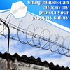 Hoolerry 328 ft Razor Wire Fencing Concertina Wire Razor Barbed