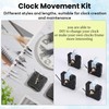 Xsdjasd 5pcs Watch Movement Parts Silence Quartz DIY Wall Clock