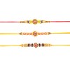 Pack of 3 Designer Rakhi Bracelet for Brother on Raksha
