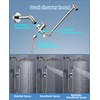 Jafeton High Pressure Rainfall Shower Head with Handheld Spray Combo