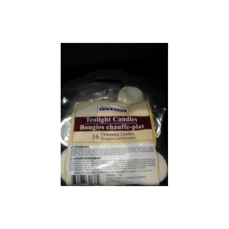 Unscented Tealight Candles 16ct.