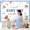 Mocsicka Cookie Baby Shower Backdrop A Sweet Baby Boy is