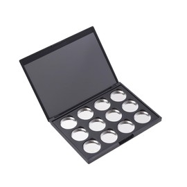 Mikinona Magnetic Palette Diy Empty Eyeshadow Case for Makeup Tools Magnetic Cosmetic Container 12 Color Palette