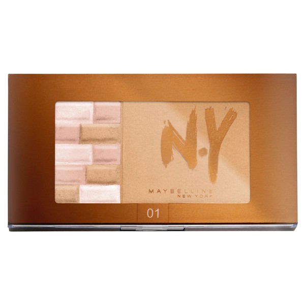 Maybelline NewYork Shimmer Bricks Bronzer Bronzing Powder, 01 Blondes