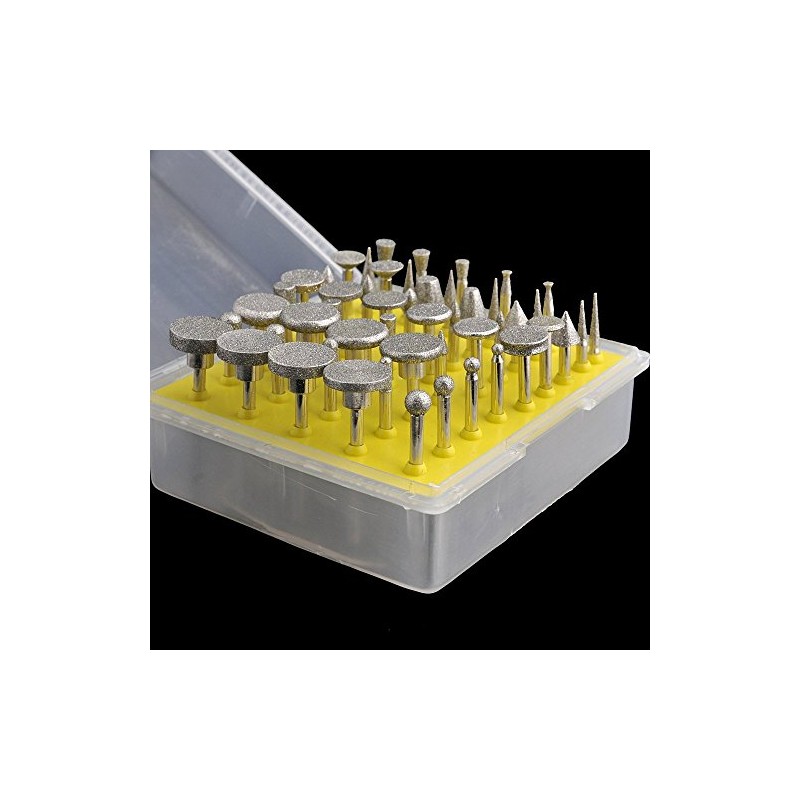 Diamond Burr Set- Ceramics Tile Glass Lapidary Stone Carving Sets