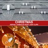 Gisafai Christmas Asphalt Shingles Roof Light Clips Mini Light Clips