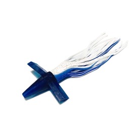 EatMyTackle Blue and White Bird Teaser for Saltwater Fishing - Trolling Lure