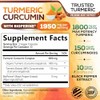 Nature's Nutrition | Cúrcuma con BioPerine 1950mg | Soporte Articular