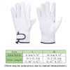 1 Pair Pigskin Leather Gardening Gloves, L/XL Mens and Ladies