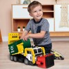Extra Large Garbage Truck Toy Set With Sound And Light,