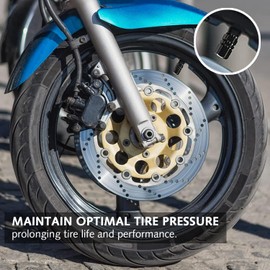 8 Pcs Aluminum Tire Valve Stem Caps Aluminum Tyre Valve Caps Screw-On Wheel Caps Accessoriesfor Car Tyres Universal Tyre Valve Caps Car Caps with Gasket for Motorbike, Trucks,SUV.