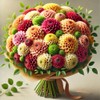 22Day Seeds: Seeds Dahlia Pompon Mix/Annual Flowers
