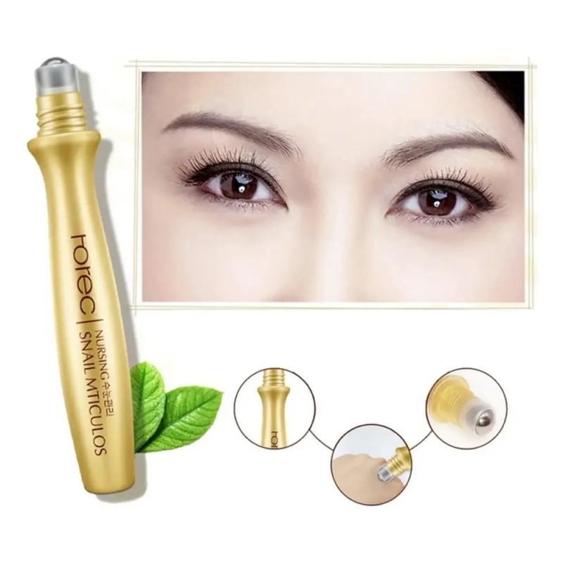 Rorec Roll-On Contorno Ojos Colágeno Caracol Antiedad 15ml