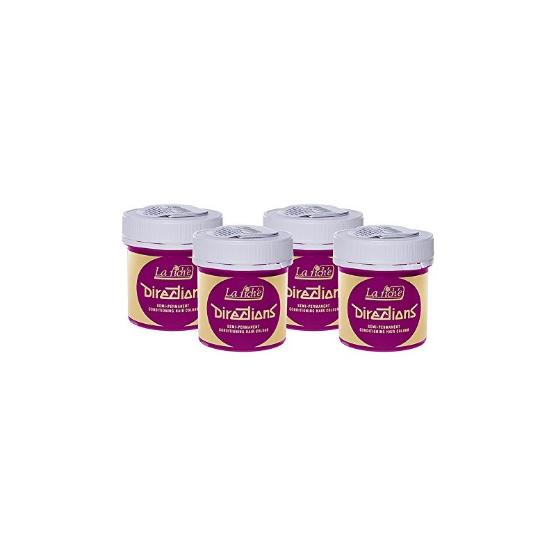 4 X La Riche Directions Semi-Permanent Hair Color 88ml Tubs