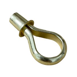 JAM2DAY 4 x Bookcase Shelf Supports And Sockets - Brass Banjo Loop Style