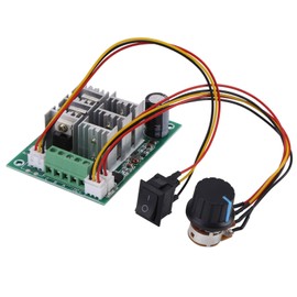 Motor Speed Controller DC 5V-36V 15A 3 Phase Brushless Motor Speed Control CW CCW Reversible Switch Connect 3 Motor Lines Over Current Protection Fence Terminal Speed Control Switch