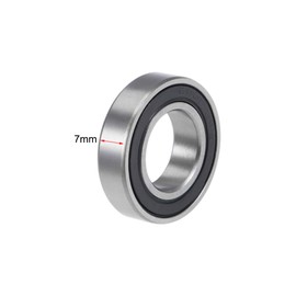 sourcing map 6902-2RS Ball Bearing 15 x 28 x 7 mm Double Sealed Chrome Steel P6 (ABEC3) Pack of 10