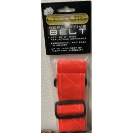 JOGALITE 1200 FT HIGH VISIBILITY RED REFLECTIVE PT BELT ONE SIZE FITS NEW