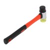40mm Dual-Sided Rubber Mallet with Fiberglass Handle for Floor Installation