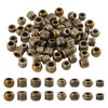 NBEADS Tibetan Style Large Hole Beads, 8 Styles African Hair