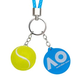 WILMIN Mini Tennis ball Keychain, Grand Slam Style (AO, 1)