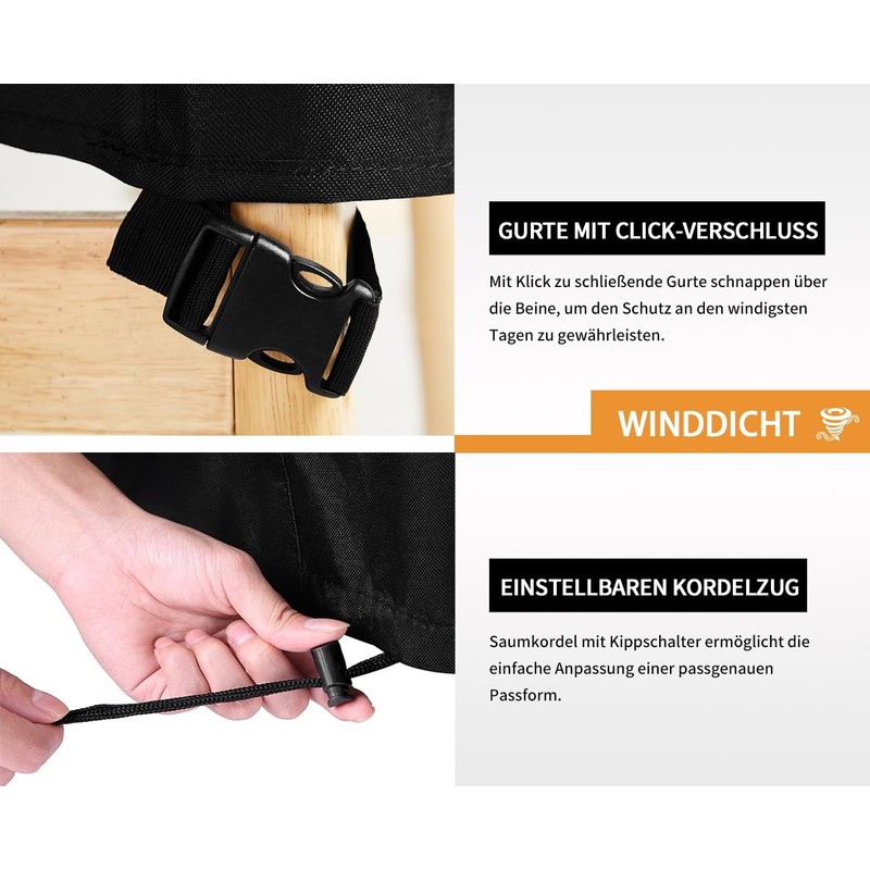 Dokon Grill Cover, Kettle Grill Cover, Waterproof, Breathable, Oxford Fabric,