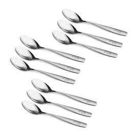 9 Piece Stainless Steel Kids Spoons - Kids Cutlery, Child and Toddler Safe Flatware, Ideal for Home and Preschools