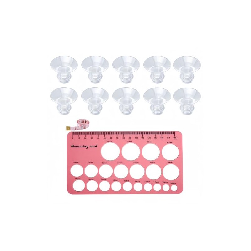 THJOPOKEEL 12 Piezas Insertos de Brida para Extractor de Leche