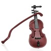 Miniature Violin Tiny Musical Instrument Models for Decoration Home &