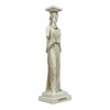 Caryatide Erechtheion Acropolis Athens Female Figure Greek Grey Patina Statue