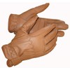 Ryda Ladies Real Leather Horse Riding Gloves White Black Brown