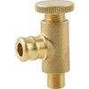Fitting Parts – Drain and Bleed Valves with Spout up