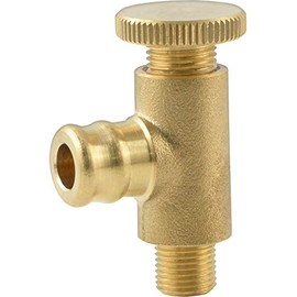 Fitting Parts – Drain and Bleed Valves with Spout up to 25 Bar Brass (Thread Size: G 1/4 Inch)