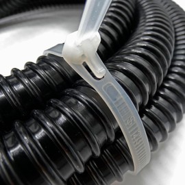 Cable Ties Direct - Releasable Cable Tie Pack of 100 Pieces (Natural, 250 x 7.6mm)