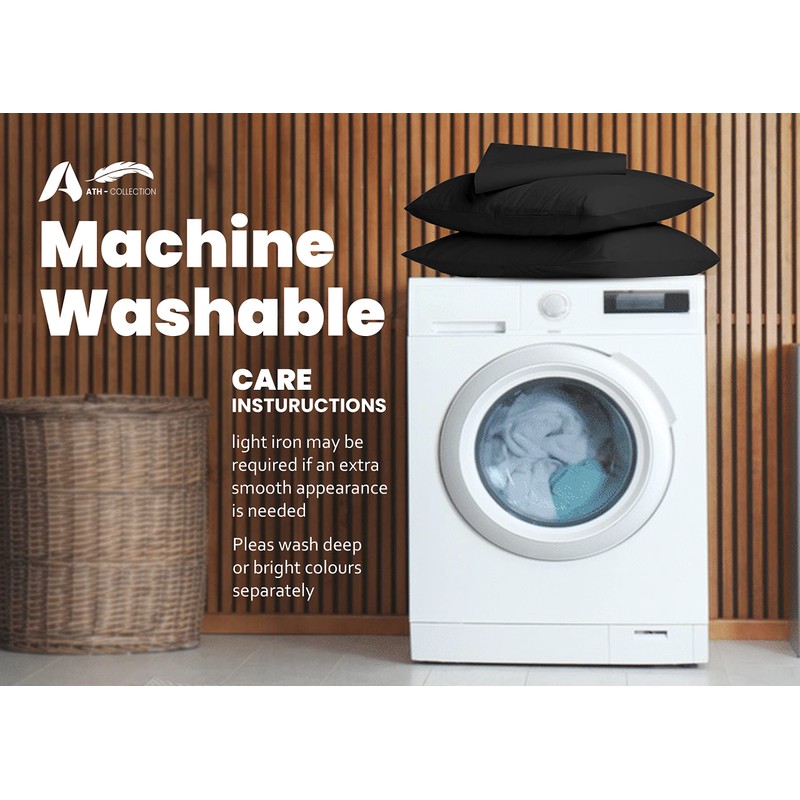 A ATH COLLECTION Egyptian Cotton Fitted Sheet 25 CM Extra