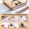 HAOPENGYOU 34Pcs Bookbinding Kits, Basic Bookbinding Set, Large Bamboo Book