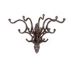 Creative Co-op HD5946 Antique Cast Iron Wall Hooks with Rust