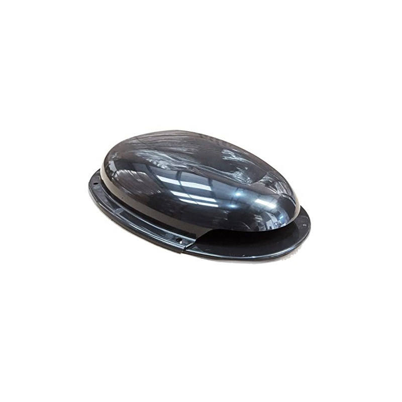 LOW PROFILE BLACK ROOF AIR DUCT VENT VENTILATOR HORSEBOX CARAVAN