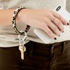 Oventure, Leather Big O Key Ring, The Original Bracelet Keychain