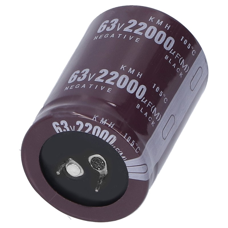 Electrolytic Capacitor 22000μF Aluminum Energy Storage Components 105℃ 35x50mm 63V