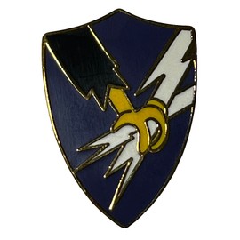 Army Security Agency Motorcycle Hat Cap Lapel Pin M-299