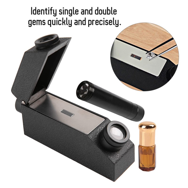 KooingTech RHG181 Diamond Tester, 1.30-1.81 Jewelry Refractometer, Portable Gem Tester