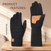 UCQKLI Winter Gloves for Women 2 Pairs, Womens Gloves with